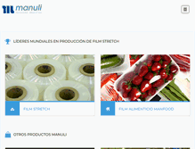 Tablet Screenshot of manuli.com.ar